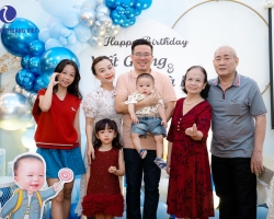 Tổ chức tiệc sinh nhật – thôi nôi tại nhà với trang trí đẹp, đẳng cấp và đầy cảm xúc